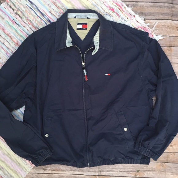 Tommy Hilfiger Other - Tommy Hilfiger Navy Blue Lightweight ZIP Up Jacket